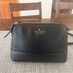 Kate Spade Black Leather Crossbody Bag